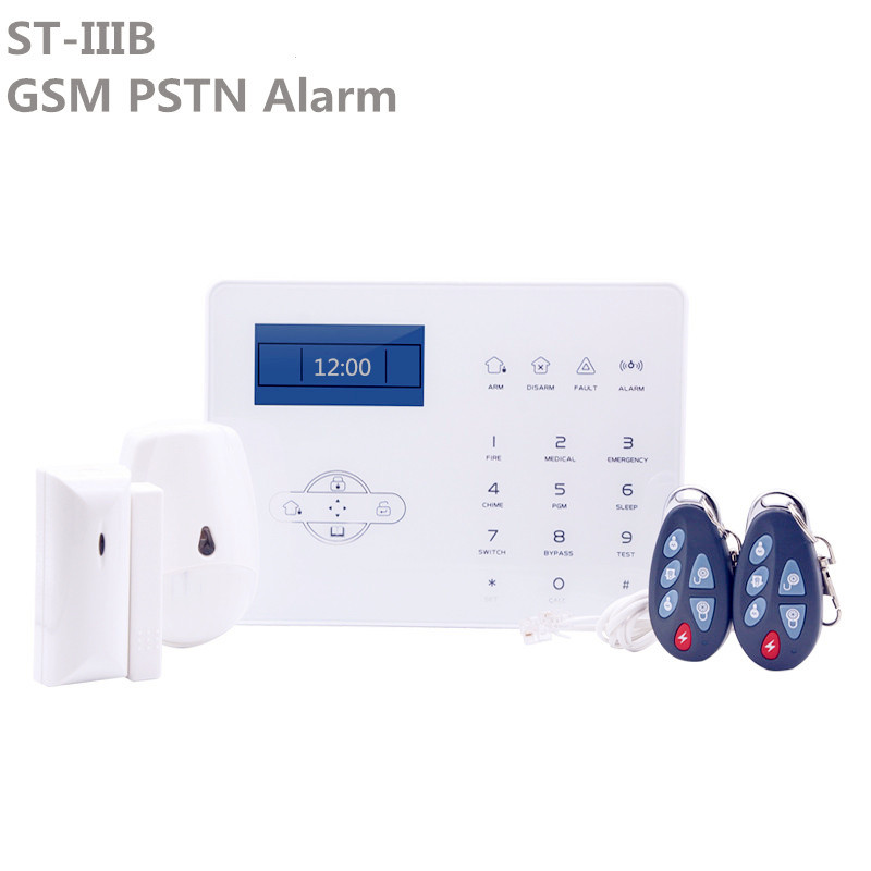 Sim Gsm Alarm - Système d'alarme sans fil 433Mhz ST-IIIB