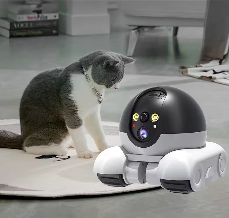 Home Security Robots - Caméra robot sans fil double objectif