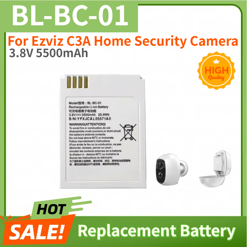 Home Security Battery Replacement - Batterie de haute qualité 3,8 V