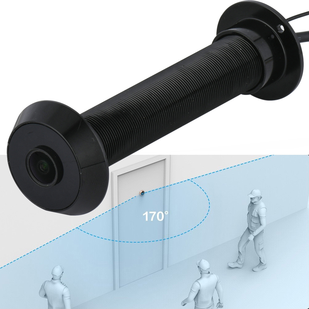 Home Security Front Door Camera - Caméra de porte LED 1080P 2MP