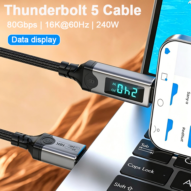 Home Security Robots - Câble USB Type C Thunderbolt 5