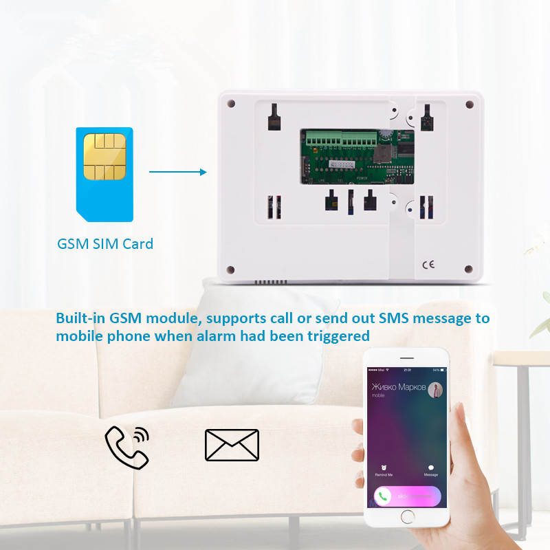 Système d'alarme sans fil 433M - Sim Gsm Alarm avis et prix