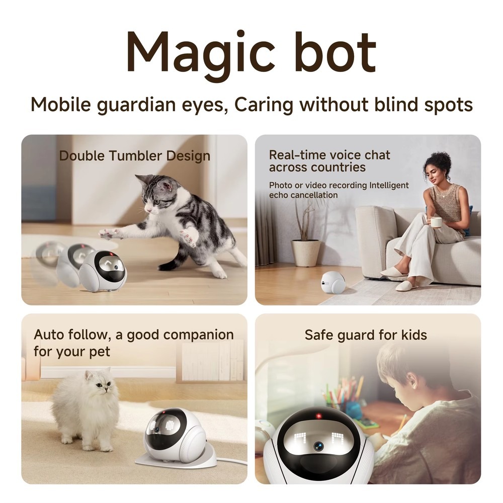Caméra de sécurité pour animau - Home Security Robots avis et prix