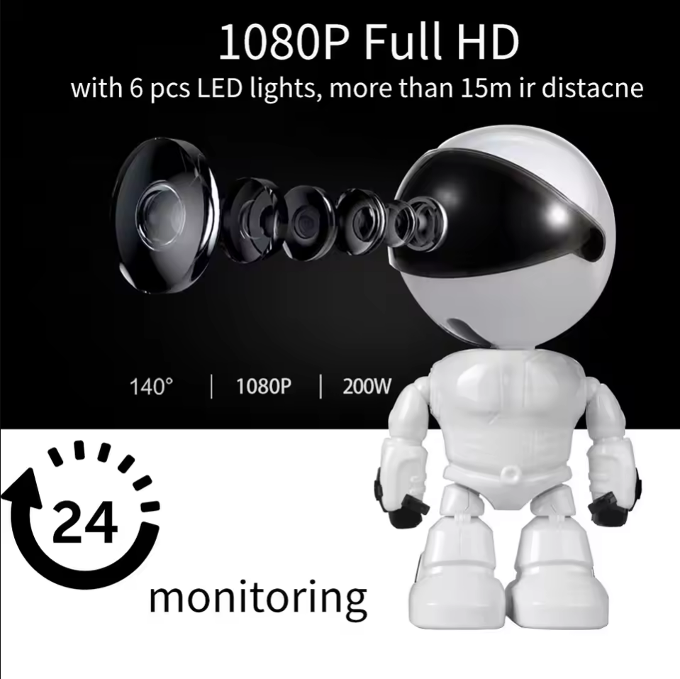 Caméra IP WiFi robot intellige - Home Security Robots avis et prix