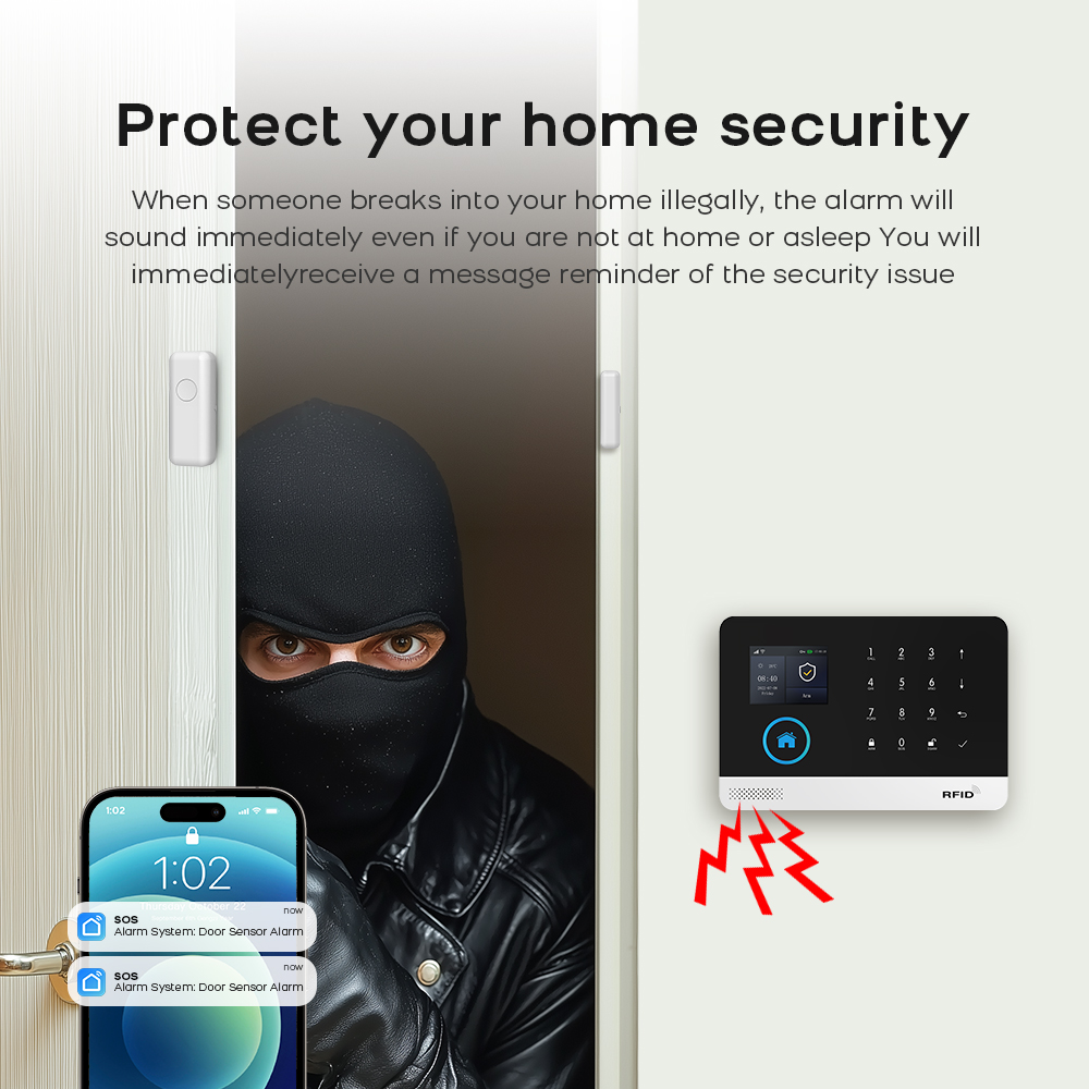 Système d'alarme domestique sa - Home Security Front Door Camera avis et prix