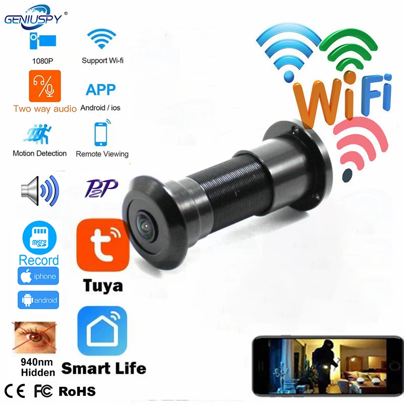Tuya-Caméra de surveillance IP - Home Security Front Door Camera avis et prix